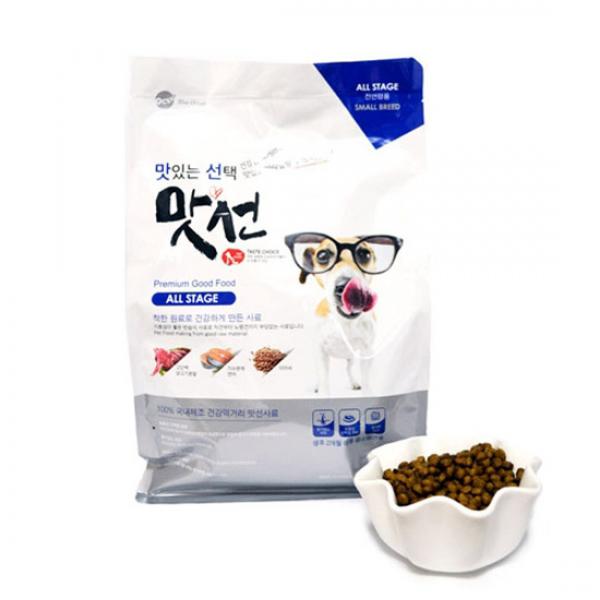 맛선 2.5kg (작은알갱이) 애견사료, 1개