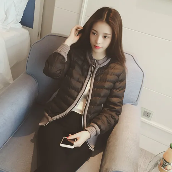 패딩 점퍼 숏 키작녀 코트 여성 가을 겨울 두꺼운 따뜻한 루즈핏 인기신상품 WG201114666Z