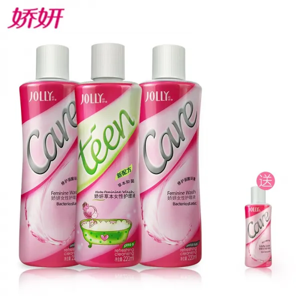 조연 (JOLLy) 사적세척제 청정 여성케어 세트 (2병 케어액 220ml+1병 초본케어액 220ml) 사적청정 (신구포장 무작위), 상세페이지 참조