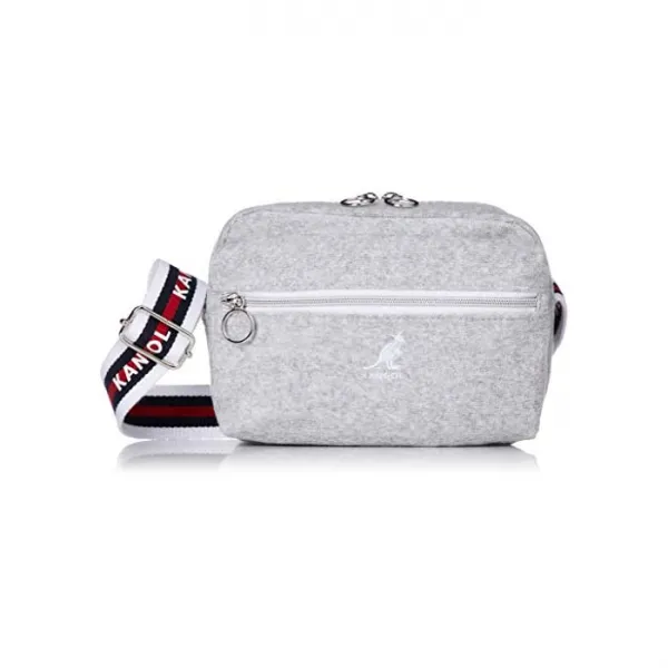 KANGOL (캔 골) [캔 골] 숄더백 자료실 지역 삼색 컬러 벨트 핸드백 그레이