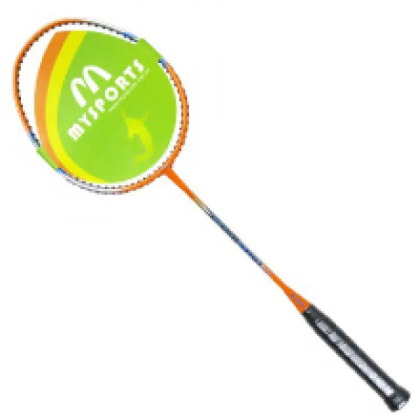 MYSPORTS 18 19 배드민턴 라켓 입문 초입 남녀탄화 알루미늄 단단지선 19오렌지 단짝손잡이(6839), 1개, A-01