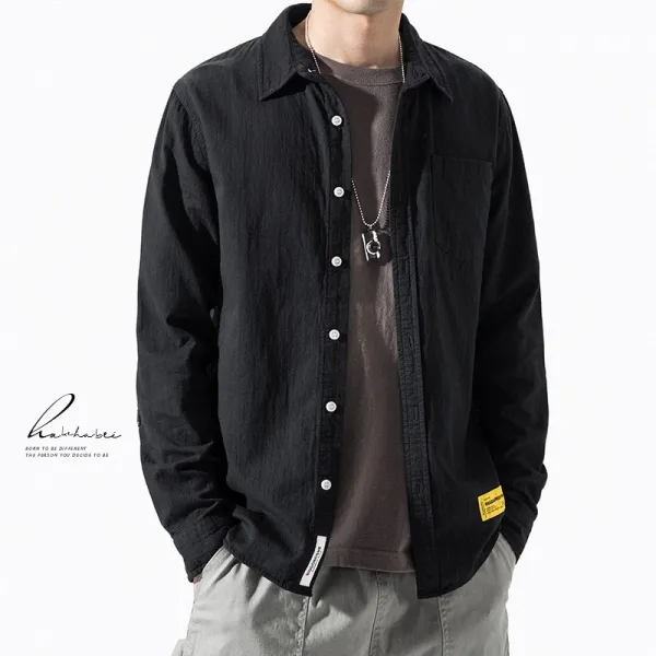 Zuimeiyige 남성 캐주얼 긴팔 남방 45828959