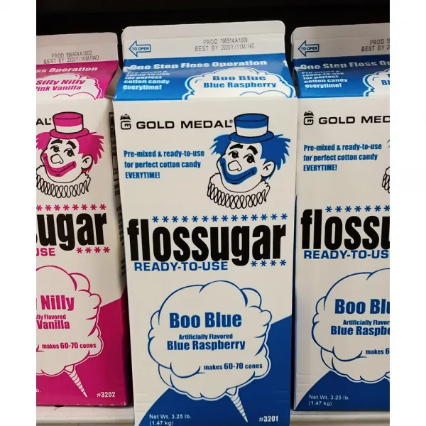 Gold Medal 솜사탕 플로 슈가 블루 라즈베리 Flossugar ready-to-use Blue Raspberry 3.25lb(1.47kg), 1개