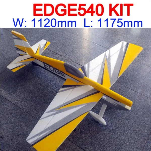 RC비행기 EDGE540 1120mm EPP 3D곡예기 키트 익형버전, 도색