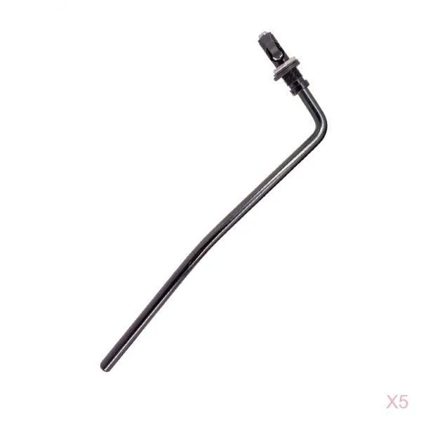 STK5pcs 직접적인 삽입 일렉트릭 기타 Tremolo 팔 Whammy 막대기 검정