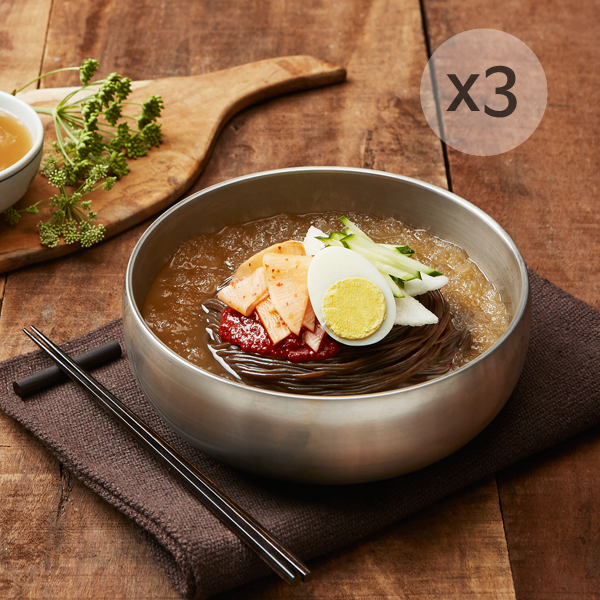 유천냉면 물냉면3인세트, 3인분
