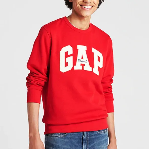  갭 Gap 맨투맨 안감기모 긴팔티셔츠 111735 07 레드 남녀공용