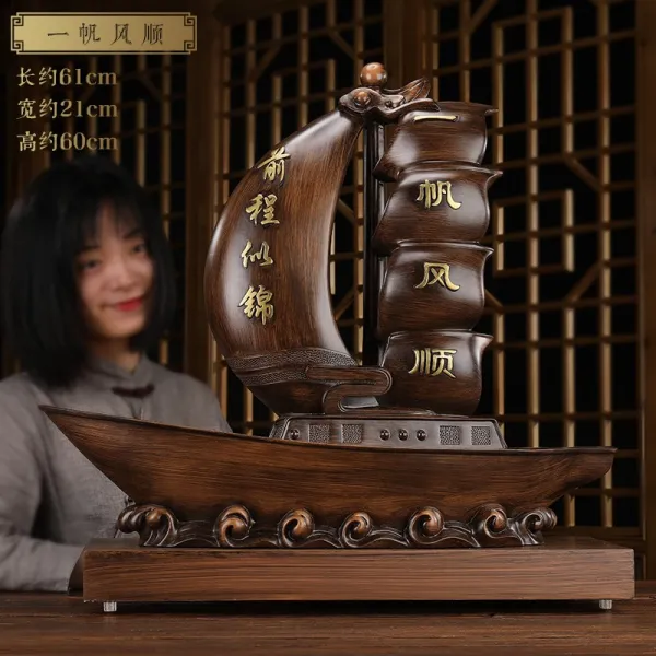 Mar.22 43번 순풍에 돛 단 돛단배들 거실 사무실 책상과 술집 장식품 개업 집들이z 순풍 에 돛 단 큰 사이즈 자단 
