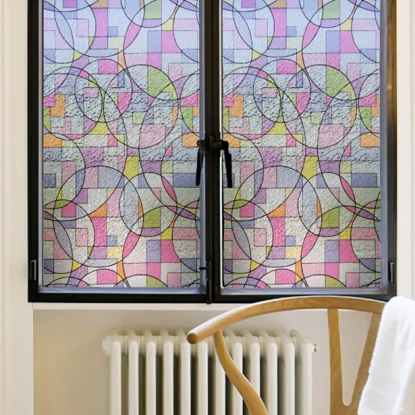 뇌진탕-T 창 호일 자기 접착제 화면 필름 태양 화면 정적 호일 다채로운 그림 90x200cm, 단일상품