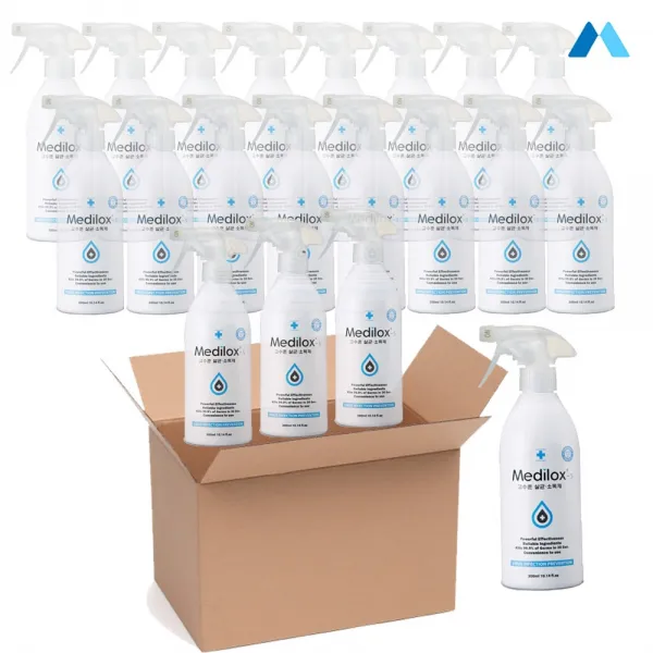 메디록스 s고수준 분무기 살균 소독제 건스프레이타입, 300ml, 20개