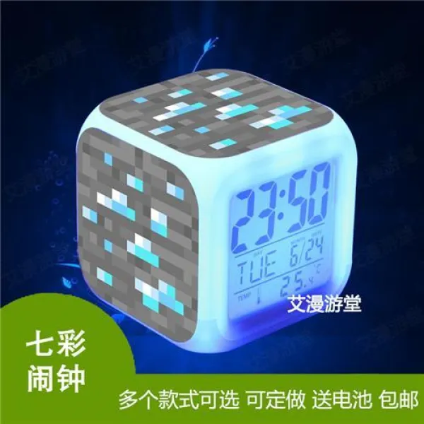 나는 의 세상 펜치 플라이어 공부 금속 침대머리 시끄럽게 굴다 발언 탁상시계 가변형 남자맨 늦잠 자지 003 _배송 배터리 （특이한 지역