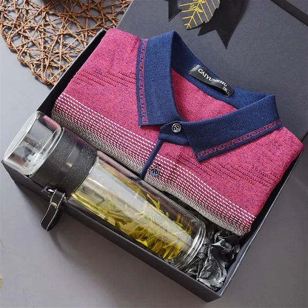 어버이날 실용적 중년 손윗사람 남성 독창적 50대 60 효성스럽다 시아버지 퀄리티 40 레드 반팔 L사이즈 170 적합 12