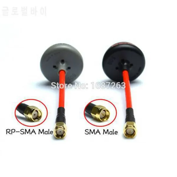 Fatshark ImmersionRC 5.8GHz 원형 편파 SpiroNet FPV 안테나 RP-SMA / SMA