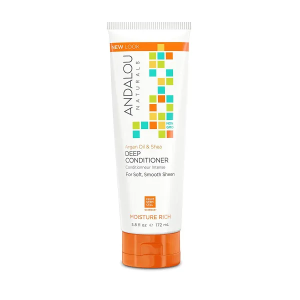 Andalou Naturals 아르간 오일 플러스 딥 컨디셔너 얼티메이트 모이스처 172ml 1개