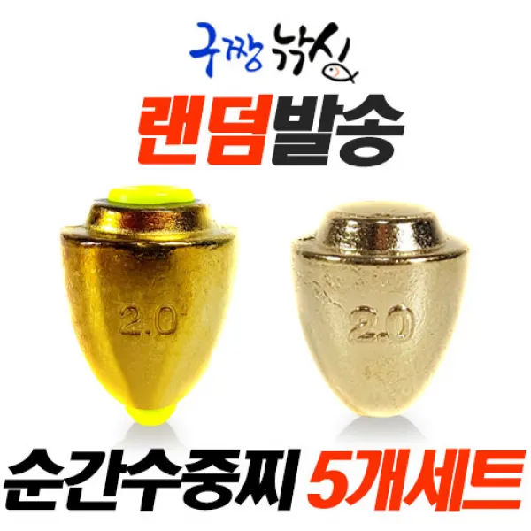 구짱낚시-순간수중-벌크형-5개 1250원-최저가-수중찌-바다찌-순간속공-봉돌-바다낚시-막대찌전용 속공찌, 순간수중, 2.0호(5개)
