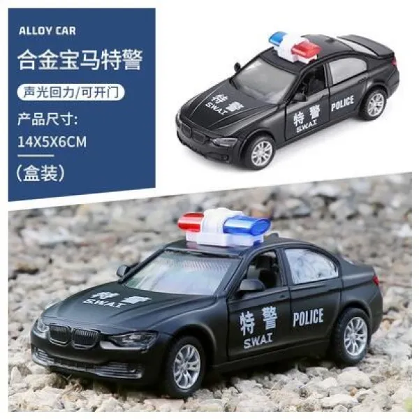 어린이 경찰차 장난감 모형 보이 합금 구급차 경찰차 110 어린이 보이 경찰차 옵션3