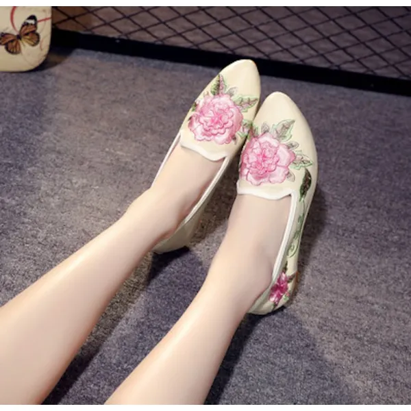 뷰퀴인 꽃신 슬립온 실내 슬리퍼신발