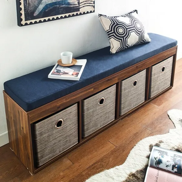 K4 Aca Acacia 벤치형 수납장 정리함 본품