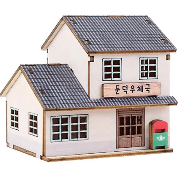 미니 목재 입체퍼즐 - 영공방 둔덕 우체국퍼즐 목재퍼즐 나무퍼즐 3D입체퍼즐 입체퍼즐 3D퍼즐 퍼즐만들기 나무모형 영공방 원목퍼즐 나무블럭 퍼즐교구 에듀퍼, 본상품