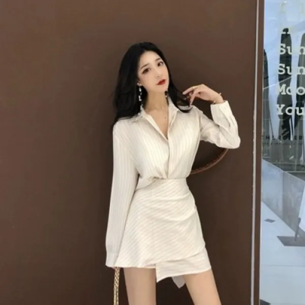 ROGBID 이른 가을 여직원이 입는 여성 커리어 무르익은 어언니의 여성복 시크한 스커트 세트 완숙풍 이른 가을