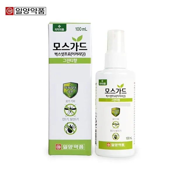 일양약품 모기 진드기 기피제 벌레 퇴치 스프레이 이카리딘 몸에뿌리는모기약 캠핑 휴가 용품, 3개