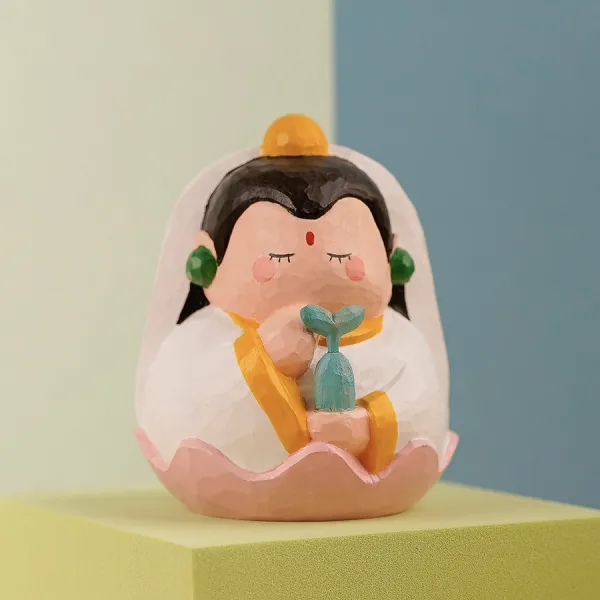 관음 보살이다 숏 우드조각 창조하다 목공소 아들을 보내 세상 물정을 살피다 그테이블 친구를 배웅함 독창적 기프트