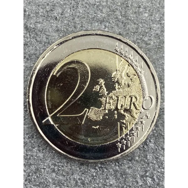수집주화 기념주화 대박기원선물 행운의 동전 그리스 €2 2019 시인 Andreas Calvos의 죽음을 기념하다