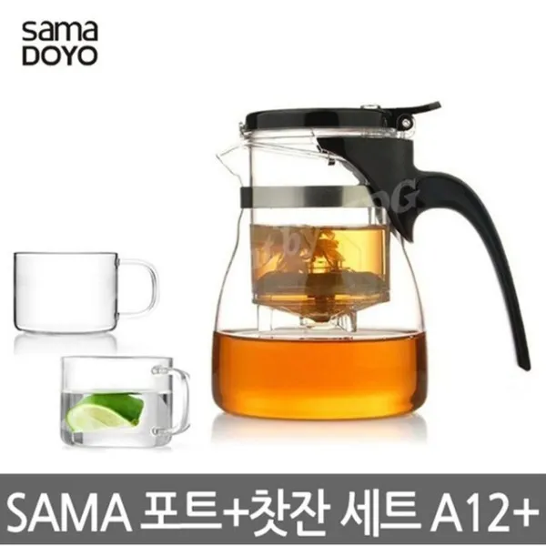 티포트+찻잔세트A12세트 사마유리 주전 SAMA 티포트 주방 용품 선물, 페이지 본상품 선택, 페이지 본상품 선택