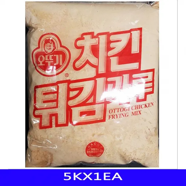 치킨튀김가루 업소용 곡류가공품 오뚜기 5KX1EA [SN:3CE094#611], [W3CE094], 단일상품(무옵션)　　[#611]▷