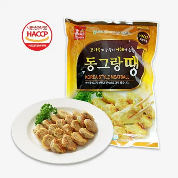 한맥 혼담은 맛난유통 맛있는 냉동 동그랑땡 1kg, 감사합니다1_cdq