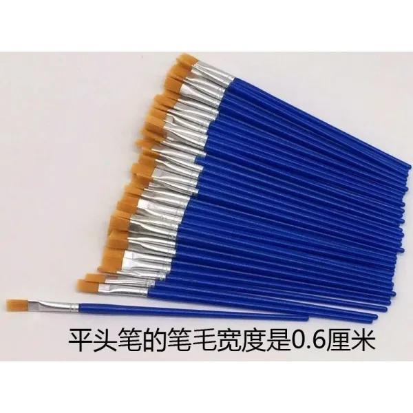 인형 돌을 사들이다 색칠 원료 아크릴 팬시 미술 재료 화필 고리 선 페인팅 숏 식필 2369408044, 50 즈 평두필 의 가격 (펜 털 폭
