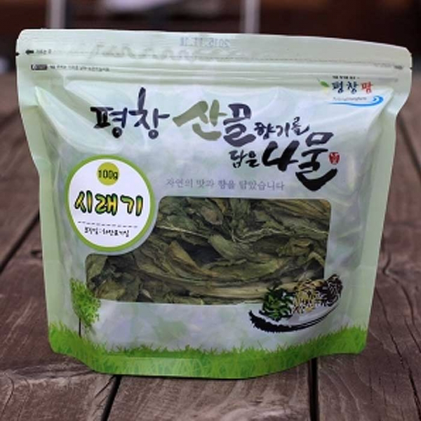 첩첩산중 평창 계촌마을 자연건조 시래기100g, 단일상품