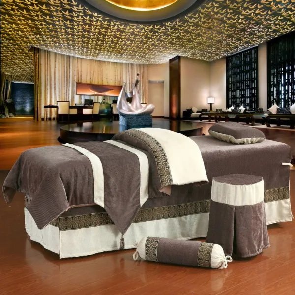 마사지 침대커버 쑥 예 이러하다 미용원 체형보정 SPA 셰니어 4종 주문제작함 2047351130, 6종 연락 고객서비스, 가볍게 사치한 네이비그레인