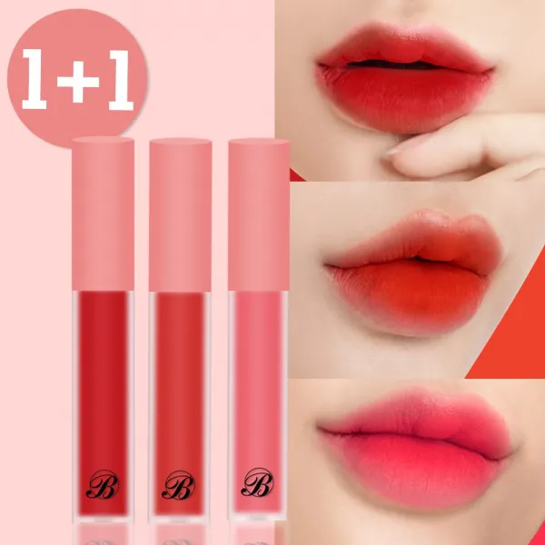 (주)반하다코스메틱 [반하다] 크리미 로즈 벨벳 틴트 1+1 속촉촉겉보송 완전밀착 꽃물틴트, 2개, 04.심쿵로즈+심쿵로즈