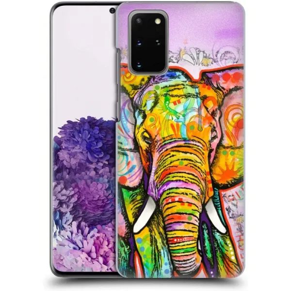 Samsung 은하 S20 + / S20 + 5G와 호환이되는 공식적인 학장 Russo 코끼리 야생 생물 단단한 뒤 상자, 단일상품, 단일상품