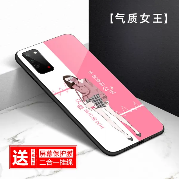 오피셜유니(Officialuni) 핸드폰케이스 화웨이 룽요우 X10PRO 보호케이스 강화 유리 풀팩토리 젤라틴 코트 껍데기