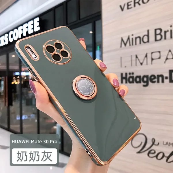 화웨이 핸드폰케이스 여성 MATE30PRO 풀팩토리 렌즈 독창적 제시계 반지 링 30POR 소프트 실리콘 충격흡수 5G