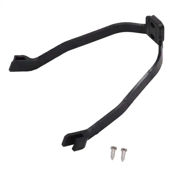 STK 전기 프로 스쿠터 액세서리 고정 부품 펜더 Anti-Break Shock Absorber Shockproof Back 구조망 격상된 나사 설치 날개, 13x7.8cm, 블랙, 플라스틱