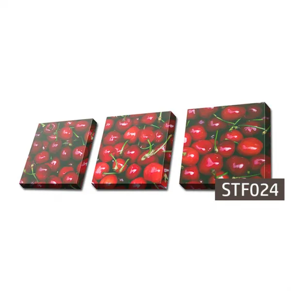 몽차 3분할 캔버스액자 정사각형, STF024