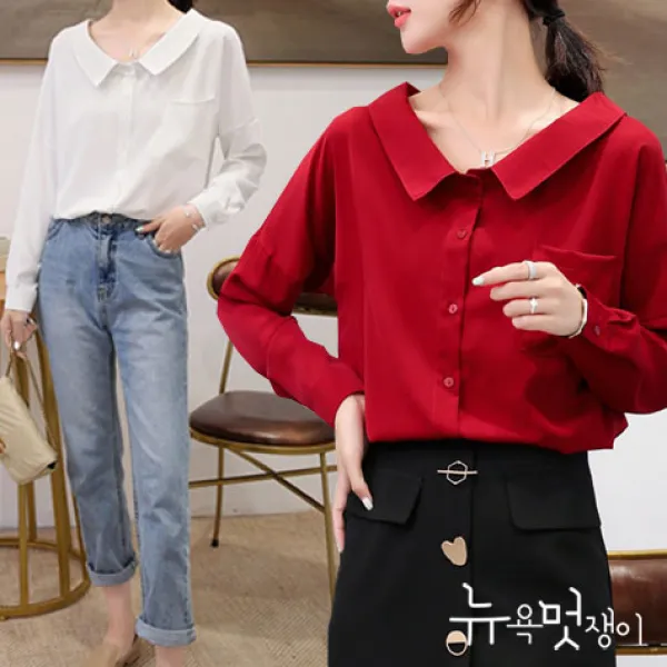 뉴욕멋쟁이 메이 데일리 블라우스 신상블라우스 여성셔츠