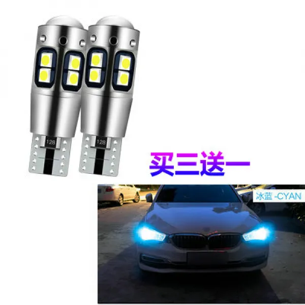 led 마이크로 라이트 적용 토요타 웨이치fs 카롤라 치현향 캠리 레이 링 t10 시 와이드, 맞장구, 선명한 10등아이스블루 한쌍