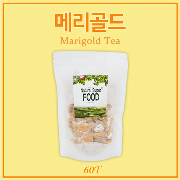 Bms 메리골드 메리골드티 메리골드차 메리골드티백차 금잔화 메리골드효능 지이잔틴 눈건강 독일산메리골드 루테인꽃 만수국 천수국 홍황초 1g 5봉