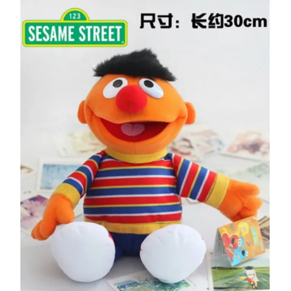 세서미 스트리트 엘모 쿠키 그로버 조이 어니 빅 버드 봉제 인형, 조형물을 설치하다cm