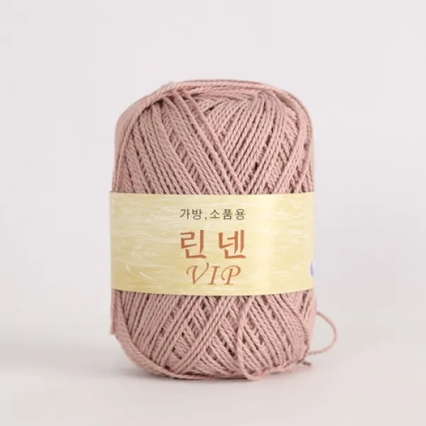  앵콜스 린넨 Linen Vip 뜨개실 털실 손뜨개 11 빈티지인디연핑크 낱볼 