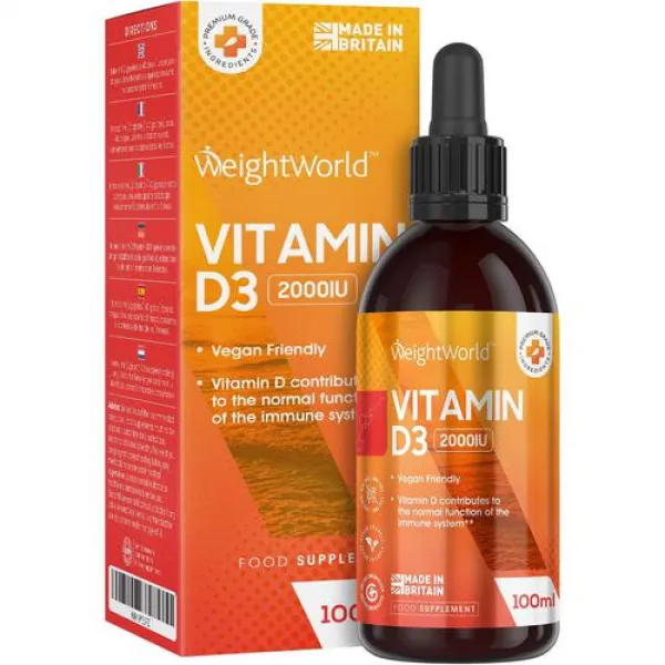임산부비타민D 키즈 유기농비타민D 피펫으로 비타민 D3 방울 1회 제공량당 테스트를 거친 Vit D 2000IU 100ml 액체 완전채식 E 덕분에 높은 생체이용률 태양 성분, 단일수량, 단일개당 용량/중량/정