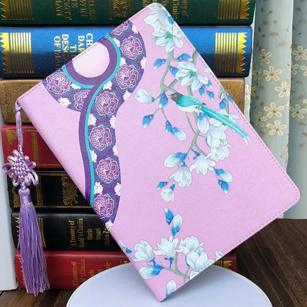 낭만테크 아이패드케이스 Imobile 적용 사과폰 Air12 테블렛pc A1893 차이나 신 Pro 유터케이스 애파 자색 궁전 두루마기 강화유리 필