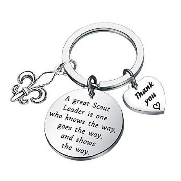 Gzrlyf Scout Leader Keychain Scout Leader Appreciation Gifts/9603656