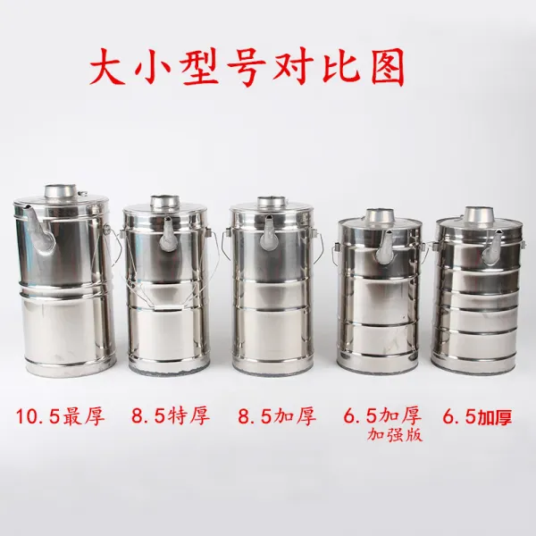 버너 장작화로 가정용 난로 실외 화로대 물주전자 스테인레스 착용 포트 하트 주전자 물, T03-8.5리터 두께 옷매무새 받침없음 소를 3세트