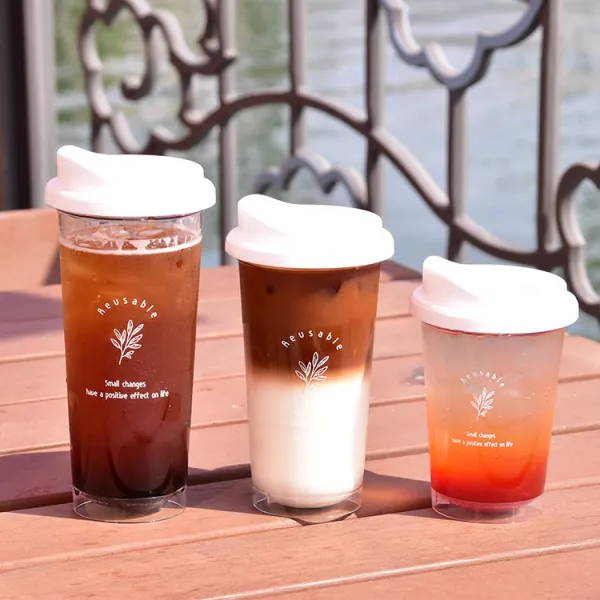 제로웨이스트 재사용 리유저블 텀블러 컵 카페 텀블러 콜드컵, 591ml