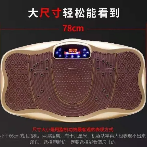 진동운동기 기 다이어트 헬스기구 #08 수입 전기기계 500w 78cm음악 금 C